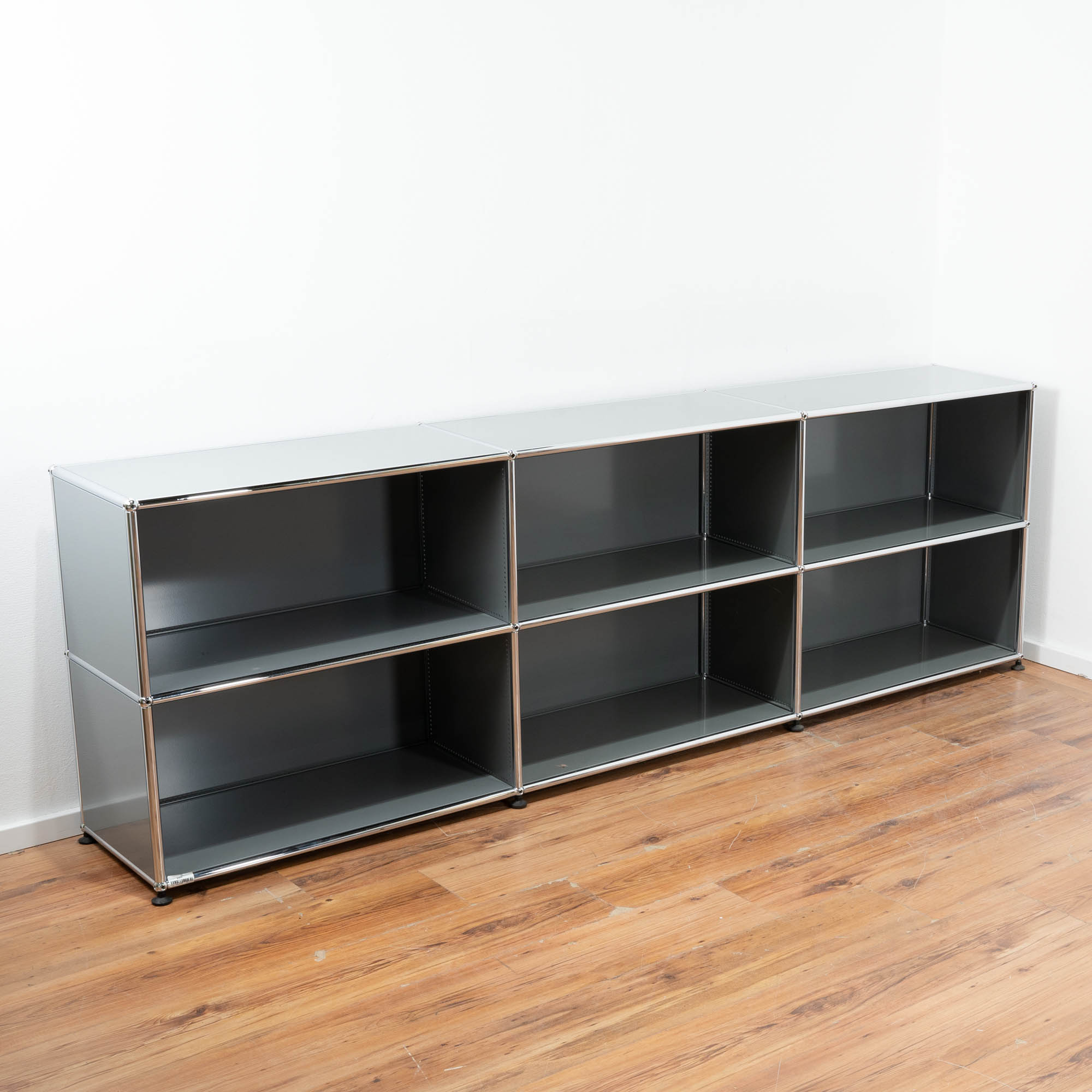 USM Haller Sideboard 2OH - 6 offene Felder - grau 