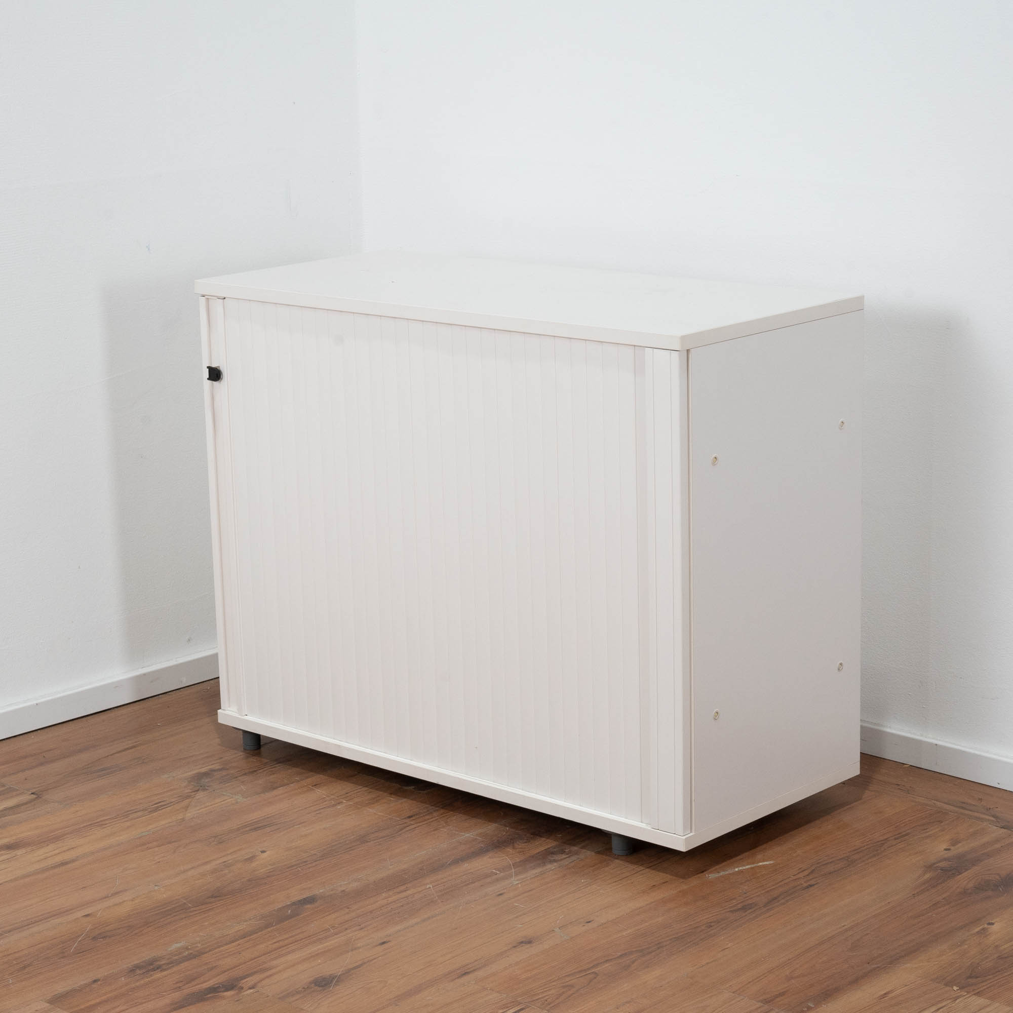 Sideboard weiß 2OH Querrollladen - 100 x 44 x 80 cm - abschließbar