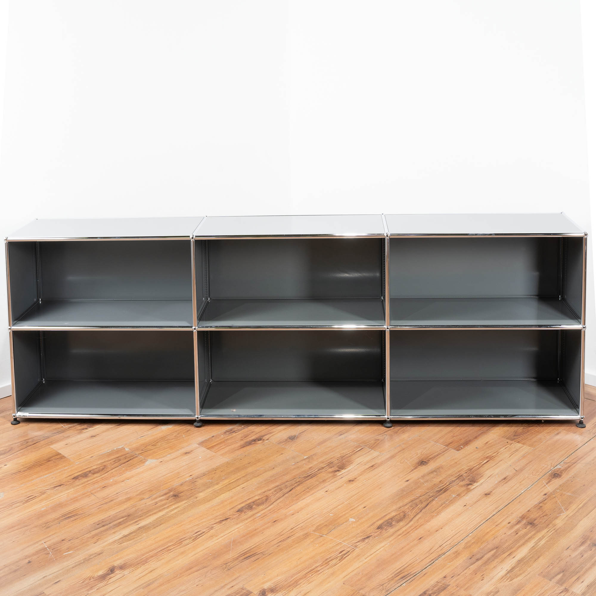 USM Haller Sideboard 2OH - 6 offene Felder - grau 