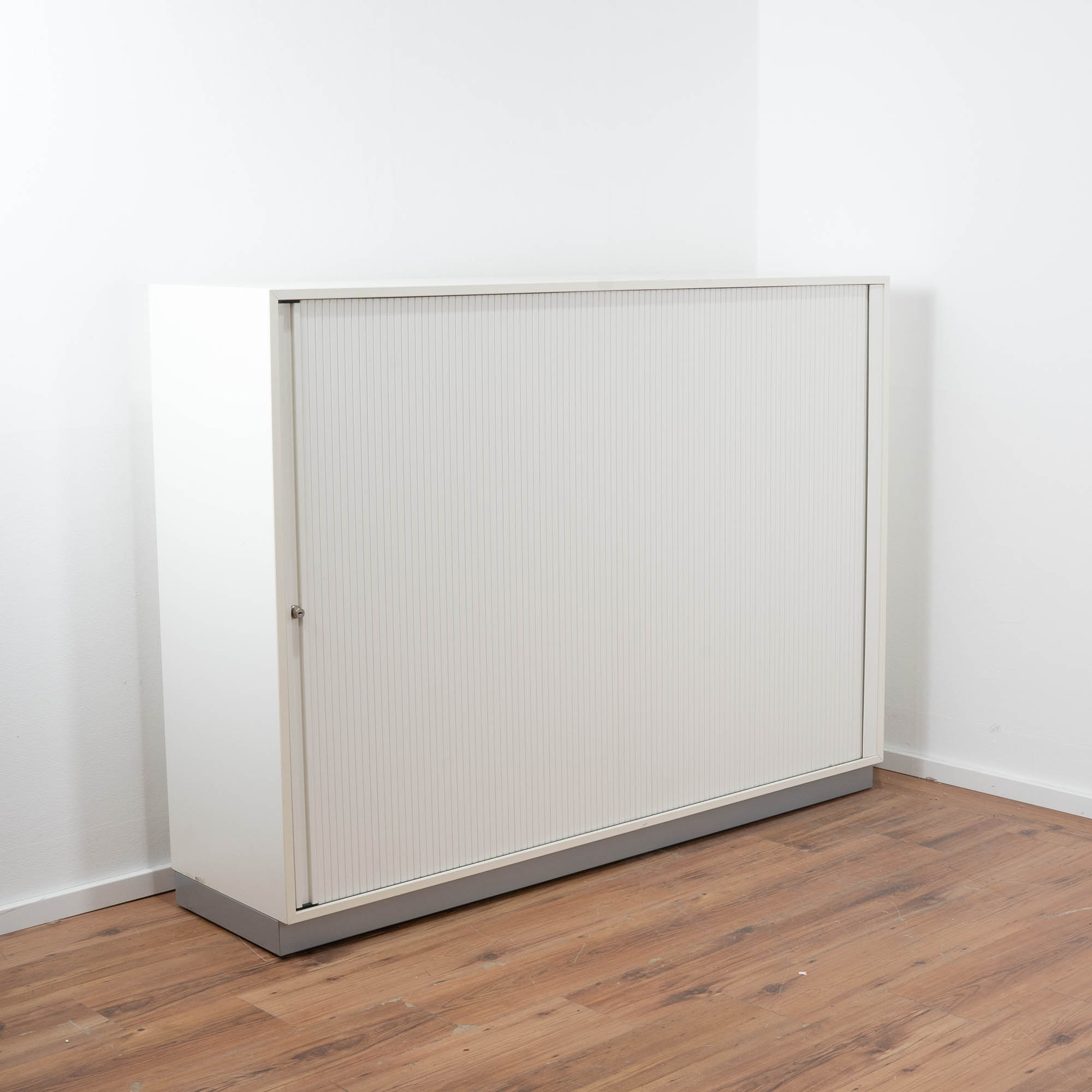 Sideboard weiß 3OH - Querrollladen - 160 x 42 x 120 cm abschließbar 